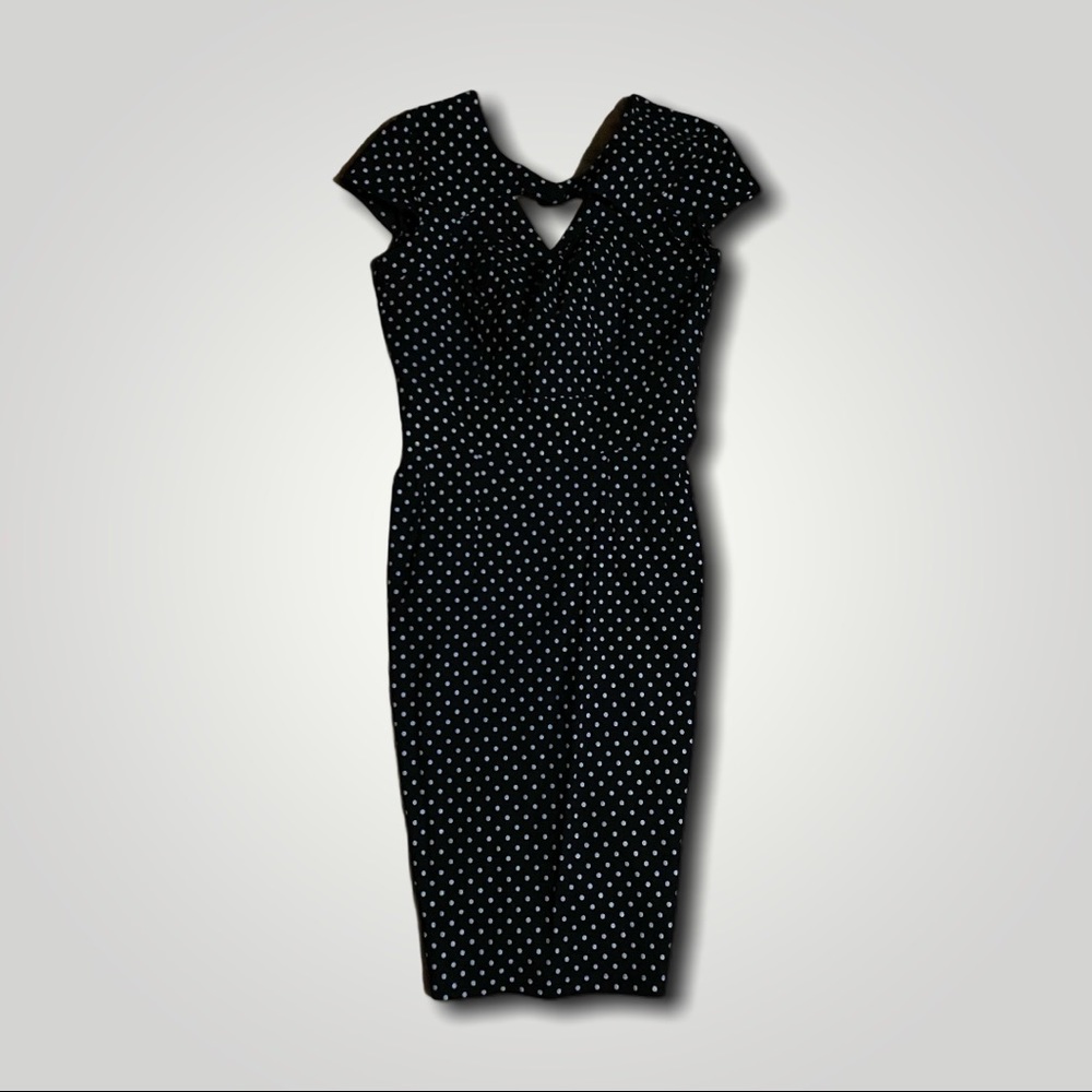 Hell Bunny Vixen Polka Dot Dress sz XL